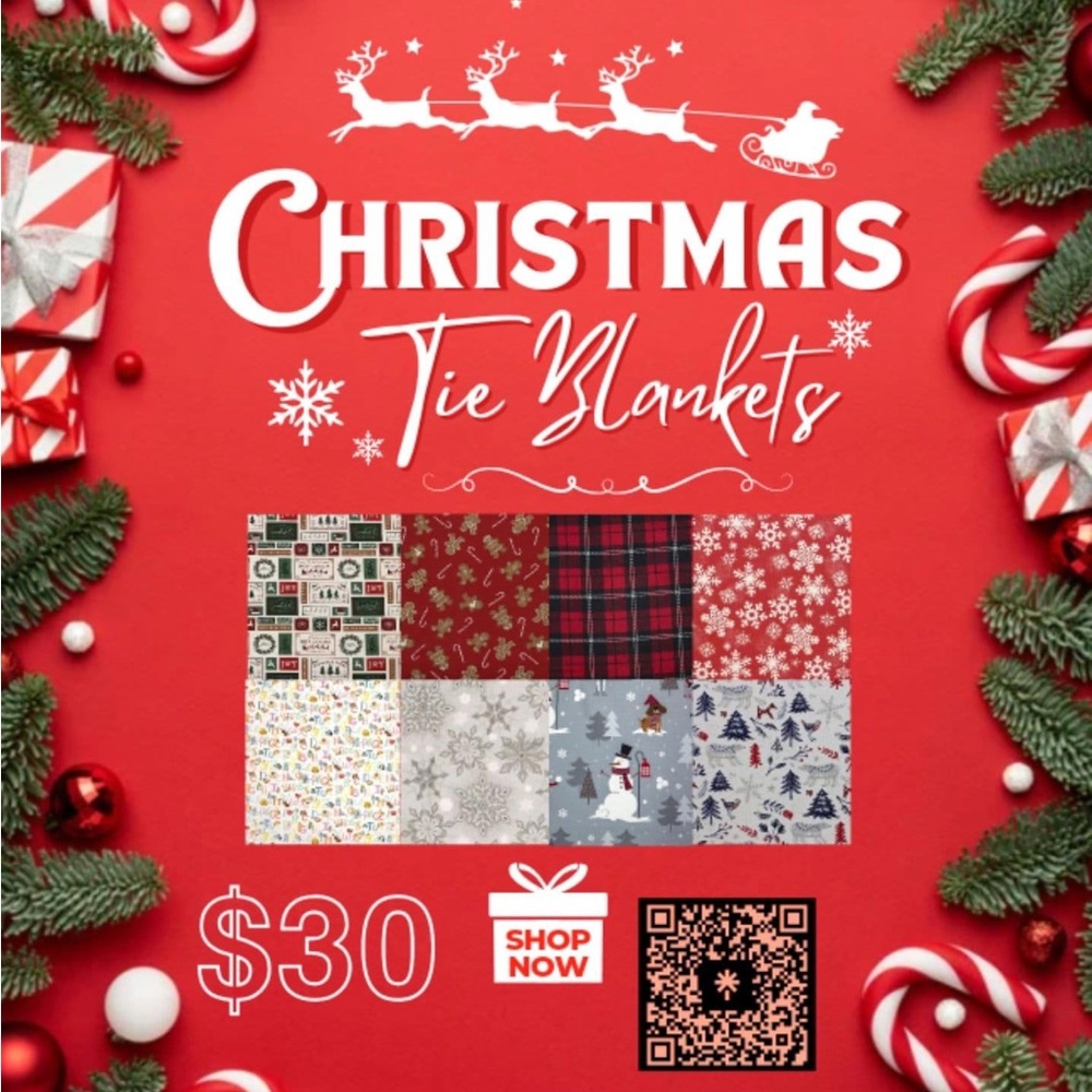 Homemade Tie Blankets Made to order